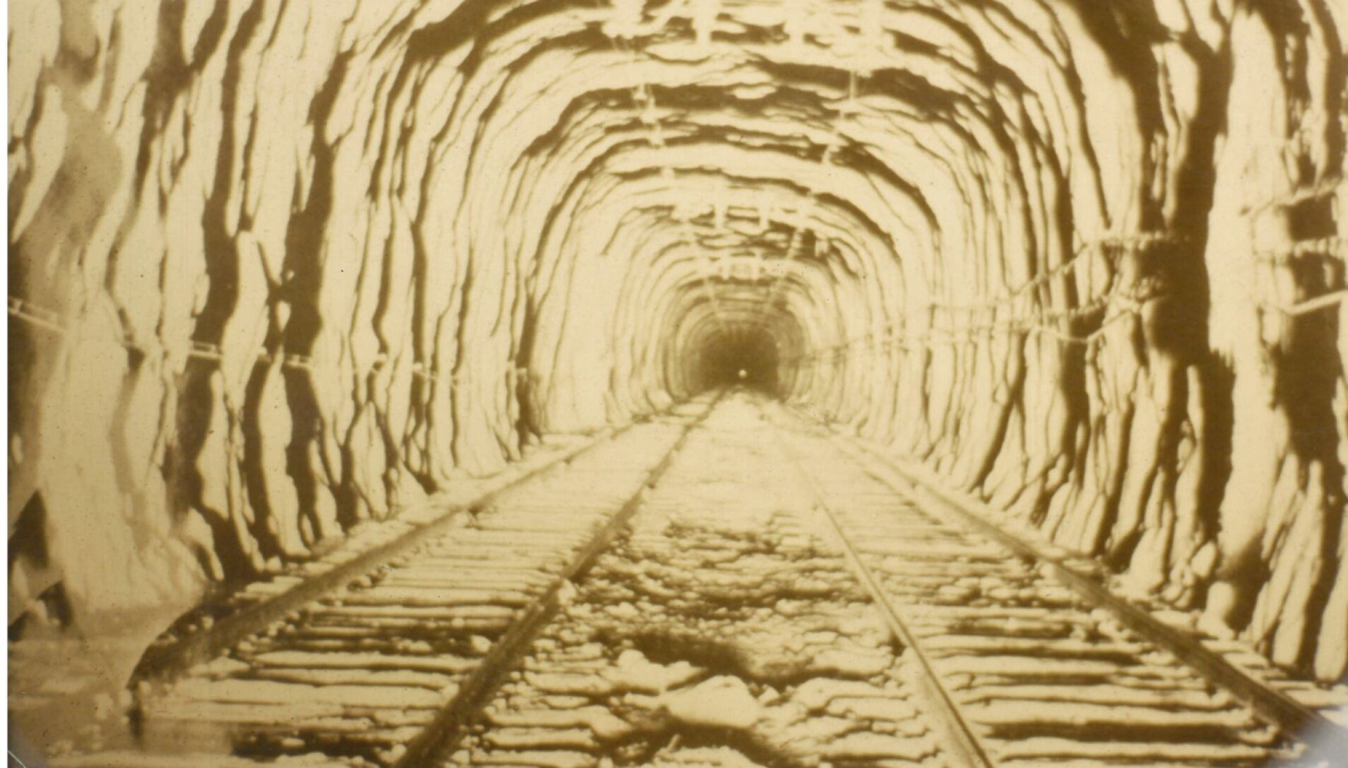 Inside the tunnel